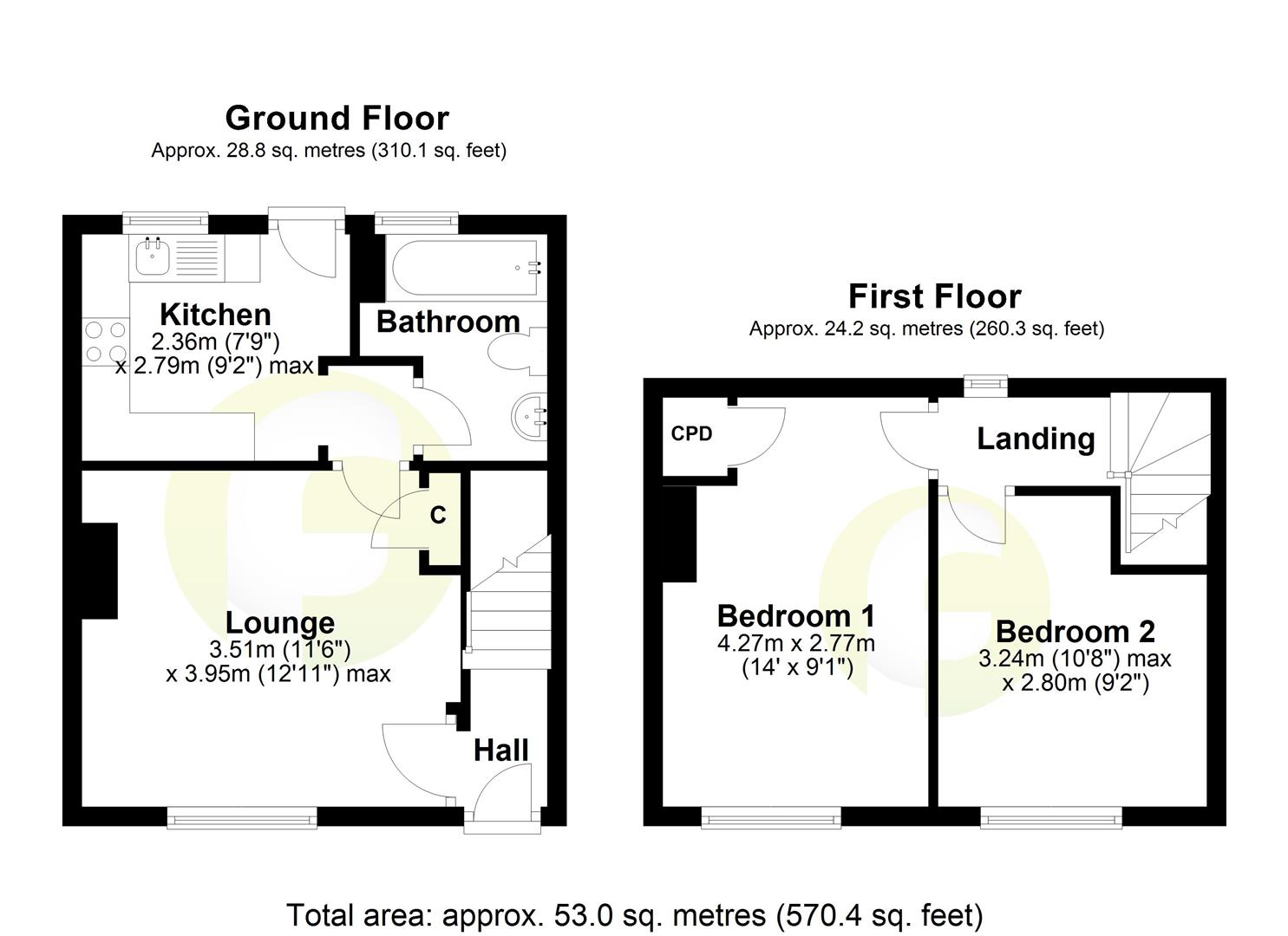 Floorplan.Willoughby Road, North Shields